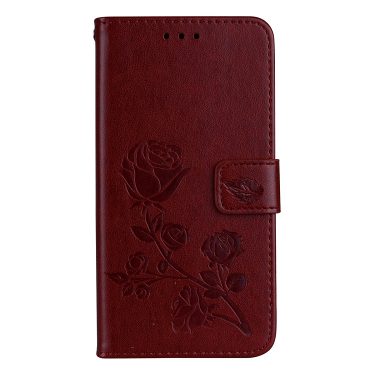 For Huawei Y3 2017 Rose embossed Texture Horizontal Flip Environmental PU Leather Case with Holder & Card Slots & Wallet