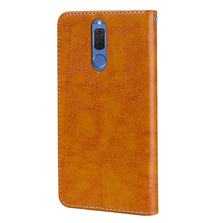 For Huawei Mate 10 Lite & Nova 2i Business Style Oil Wax Texture Horizontal Flip Leather Case with Holder & Card Slots & Wallet
