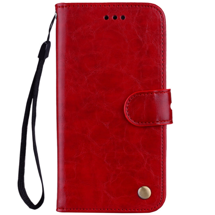 For Huawei P9 lite Mini Business Style Oil Wax Texture Horizontal Flip Leather Case with Holder & Card Slots & Wallet