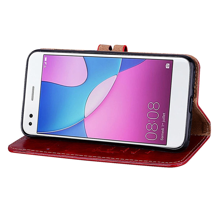 For Huawei P9 lite Mini Business Style Oil Wax Texture Horizontal Flip Leather Case with Holder & Card Slots & Wallet