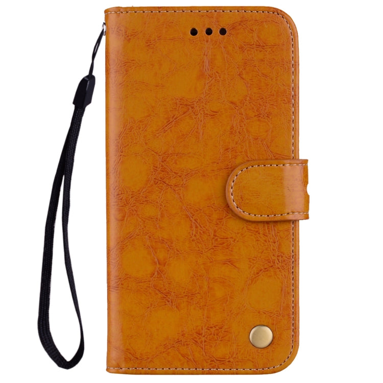 For Huawei P9 lite Mini Business Style Oil Wax Texture Horizontal Flip Leather Case with Holder & Card Slots & Wallet