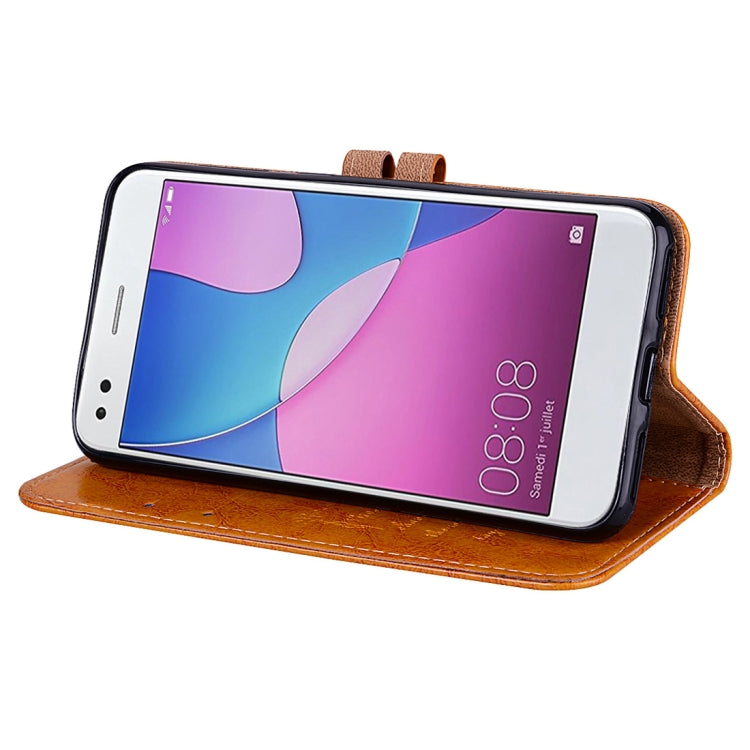 For Huawei P9 lite Mini Business Style Oil Wax Texture Horizontal Flip Leather Case with Holder & Card Slots & Wallet