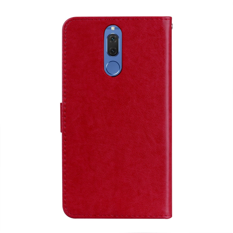 For Huawei Mate 10 Lite Rose Embossed Horizontal Flip Environmental PU Leather Case with Holder & Card Slots & Wallet