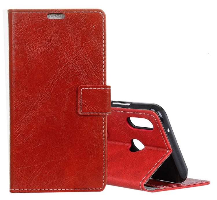 For Huawei P20 Lite Retro Crazy Horse Texture Horizontal Flip Leather Case with Holder & Card Slots & Wallet & Photo Frame