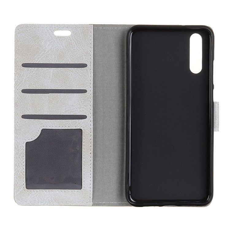 For Huawei P20 Pro Retro Crazy Horse Texture Horizontal Flip Leather Case with Holder & Card Slots & Wallet & Photo Frame