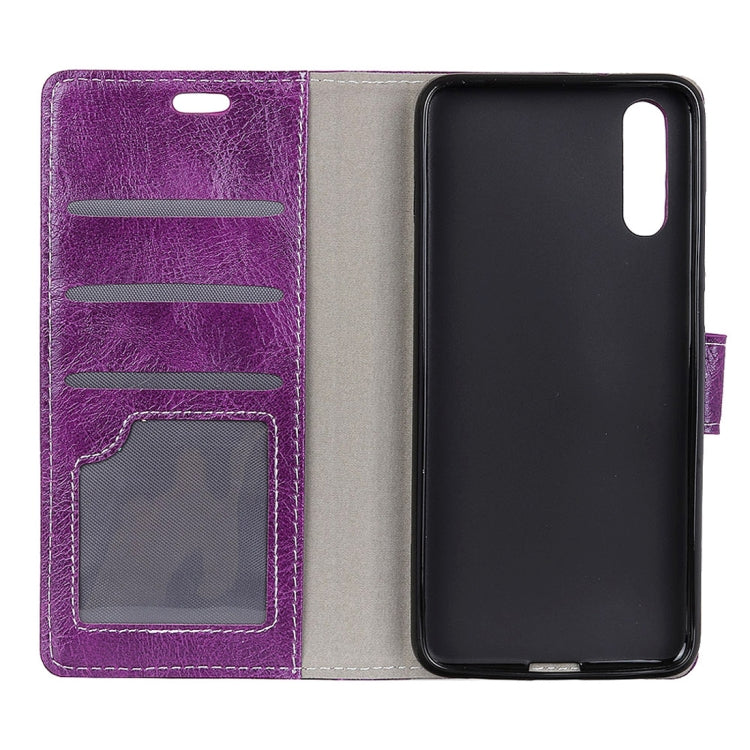 For Huawei P20 Retro Crazy Horse Texture Horizontal Flip Leather Case with Holder & Card Slots & Wallet & Photo Frame