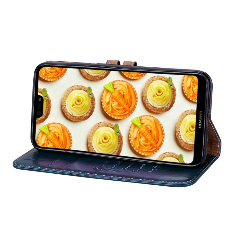 For Huawei P20 Lite Business Style Oil Wax Texture Horizontal Flip Leather Case with Holder & Card Slots & Wallet