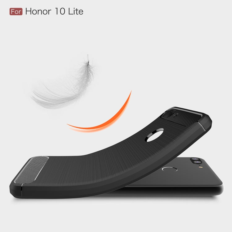 Brushed Texture Carbon Fiber Shockproof TPU for Huawei Honor 9i