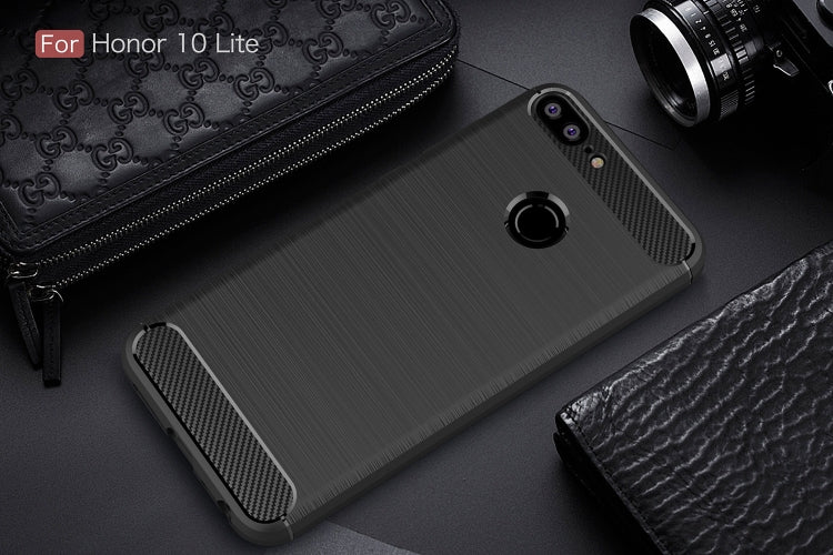 Brushed Texture Carbon Fiber Shockproof TPU for Huawei Honor 9i