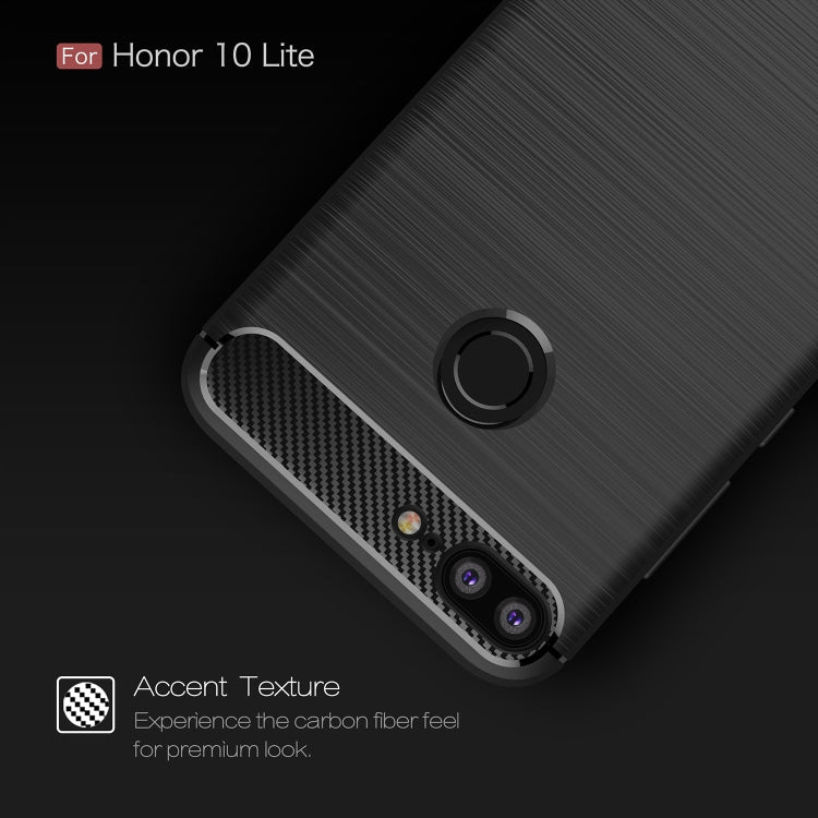 Brushed Texture Carbon Fiber Shockproof TPU for Huawei Honor 9i