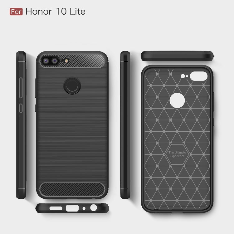Brushed Texture Carbon Fiber Shockproof TPU for Huawei Honor 9i