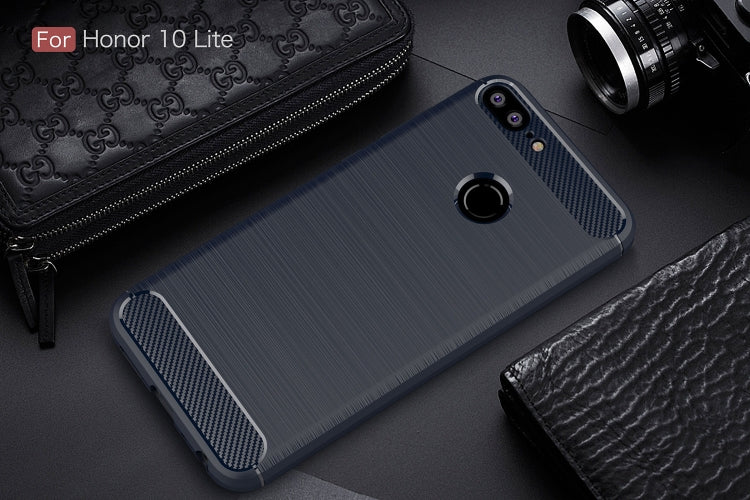 Brushed Texture Carbon Fiber Shockproof TPU for Huawei Honor 9i