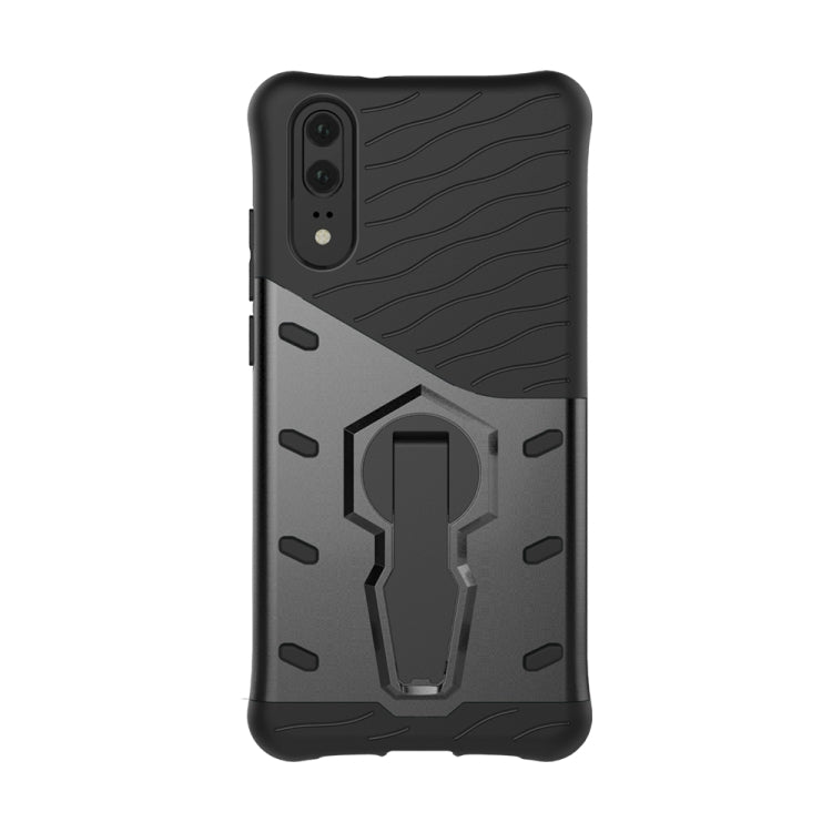 360 Degree Spin Armor TPU+PC Case for Huawei P20,with Holder