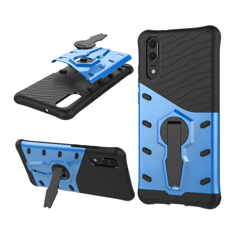 360 Degree Spin Armor TPU+PC Case for Huawei P20,with Holder