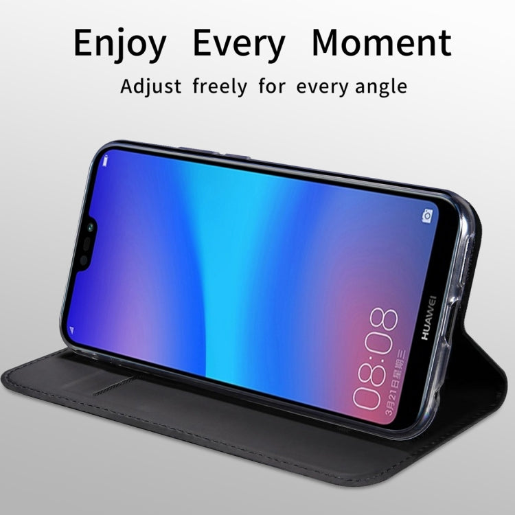 DZGOGO ISKIN Series Slight Frosted PU+ TPU Case for Huawei P20 Lite