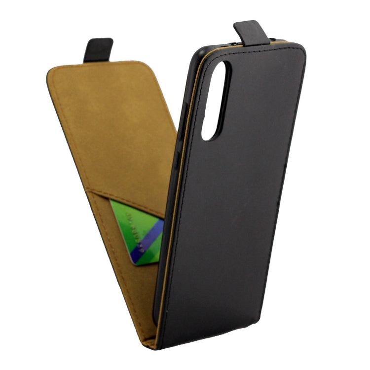 Business Style Vertical Flip TPU Leather Case for Huawei P20 Pro , with Card Slot (Black)
