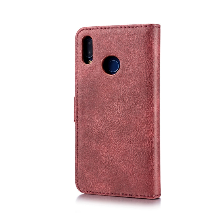 Crazy Horse Texture Flip Detachable Magnetic Leather Case for Huawei P20 Lite, with Holder & Card Slots & Wallet