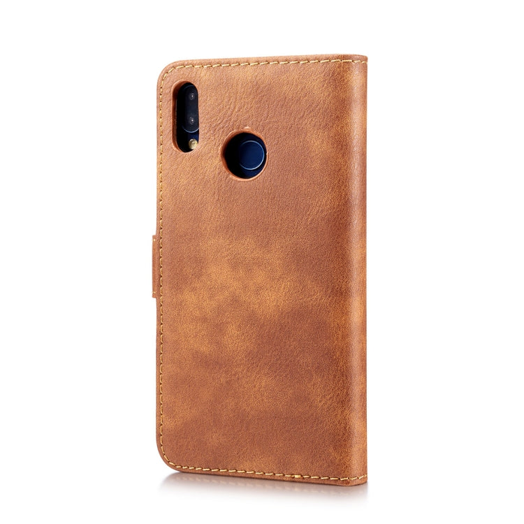 Crazy Horse Texture Flip Detachable Magnetic Leather Case for Huawei P20 Lite, with Holder & Card Slots & Wallet