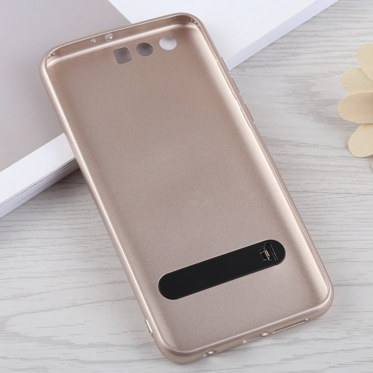 TOTUDESIGN Slim Series Carbon Fiber Texture TPU Case for Huawei Honor 9, with Holder