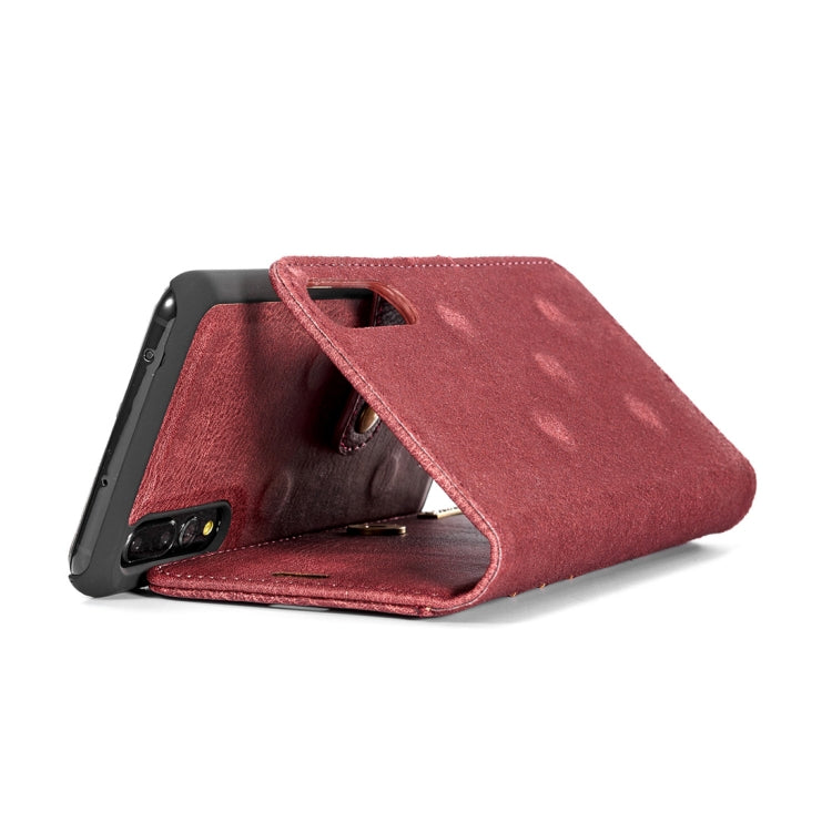 Crazy Horse Texture Flip Detachable Magnetic Leather Case for Huawei P20 Pro, with Holder & Card Slots & Wallet