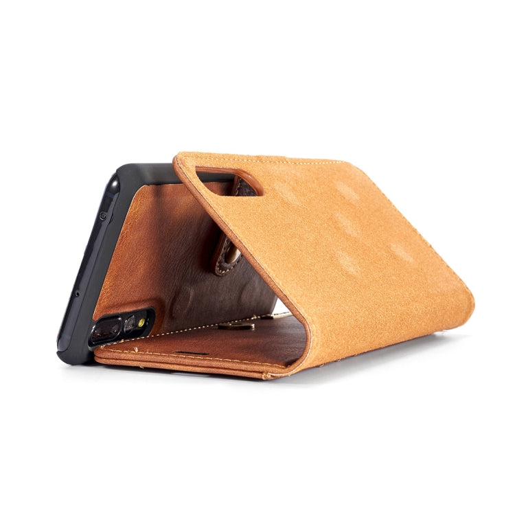 Crazy Horse Texture Flip Detachable Magnetic Leather Case for Huawei P20 Pro, with Holder & Card Slots & Wallet