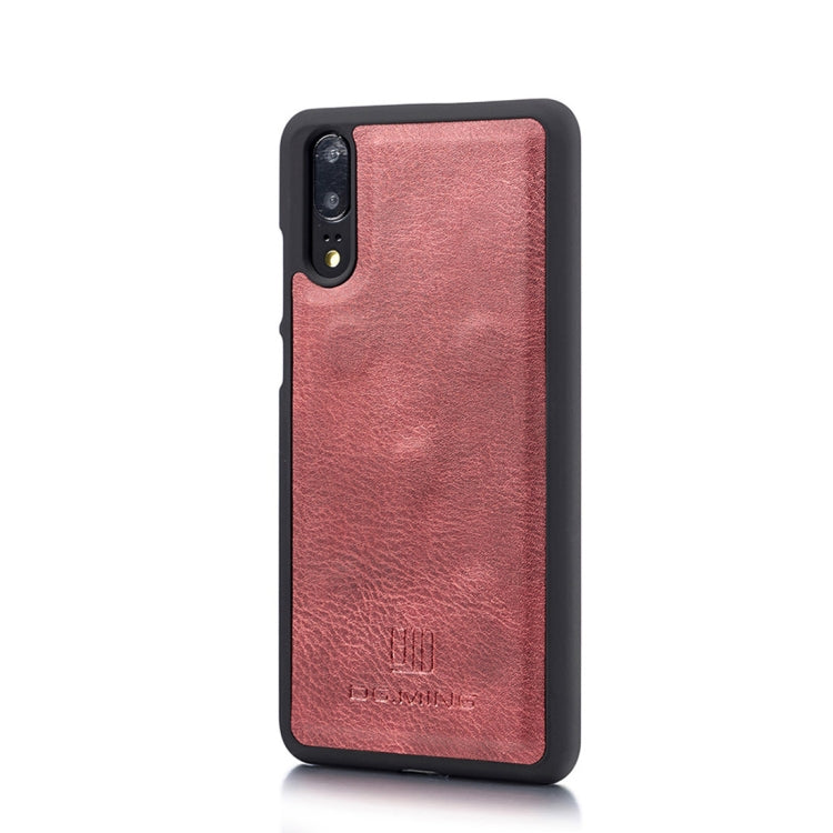 Crazy Horse Texture Flip Detachable Magnetic Leather Case for Huawei P20, with Holder & Card Slots & Wallet