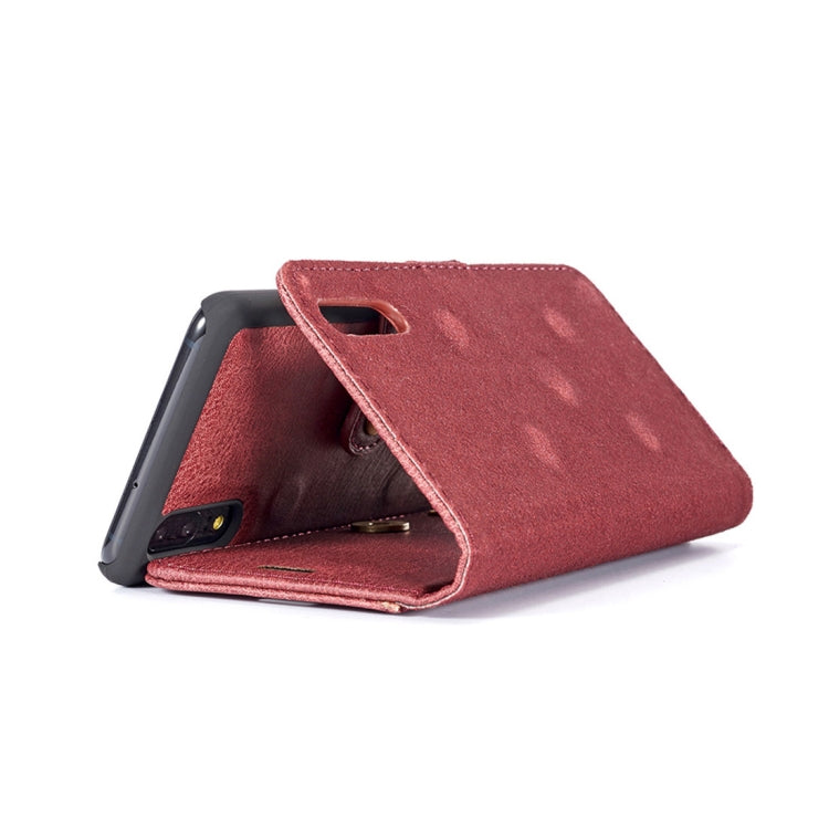 Crazy Horse Texture Flip Detachable Magnetic Leather Case for Huawei P20, with Holder & Card Slots & Wallet