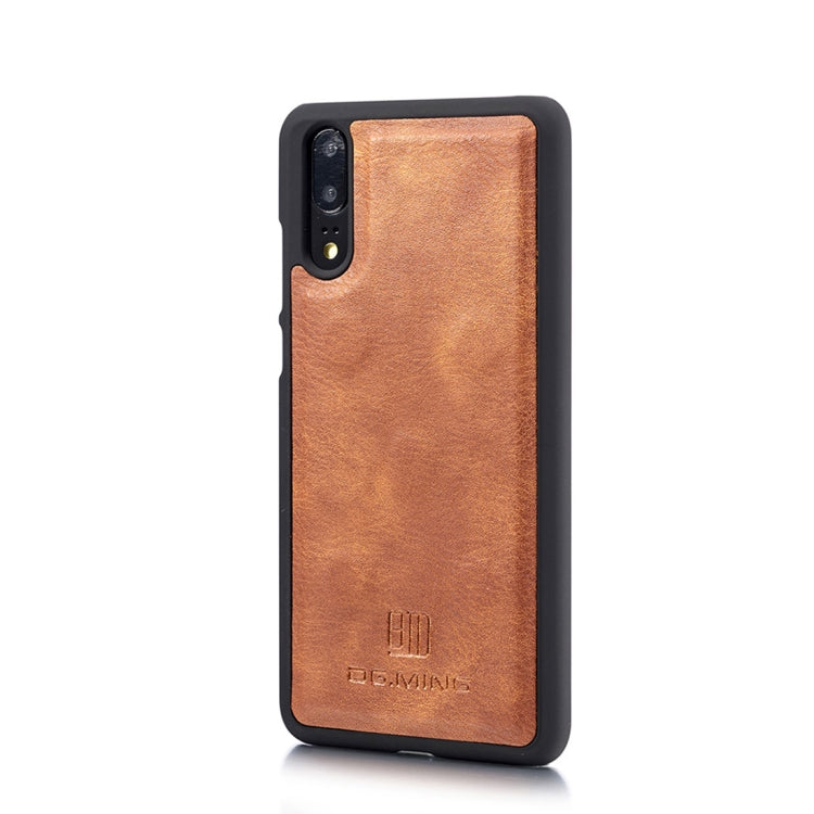 Crazy Horse Texture Flip Detachable Magnetic Leather Case for Huawei P20, with Holder & Card Slots & Wallet