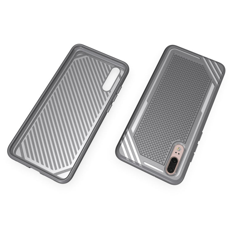 Lattice Texture TPU Shockproof Case for Huawei P20
