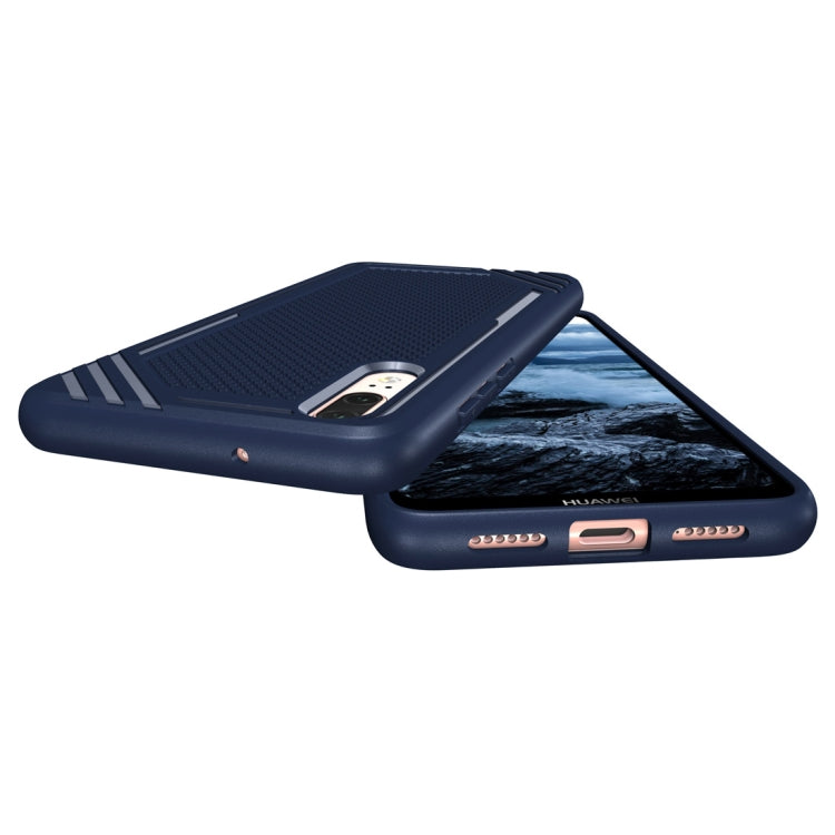 Lattice Texture TPU Shockproof Case for Huawei P20