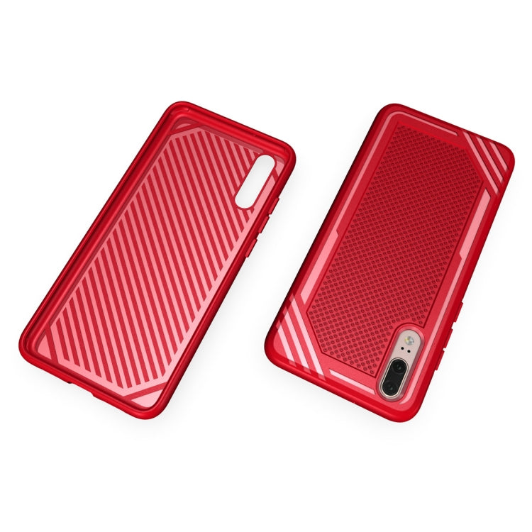 Lattice Texture TPU Shockproof Case for Huawei P20