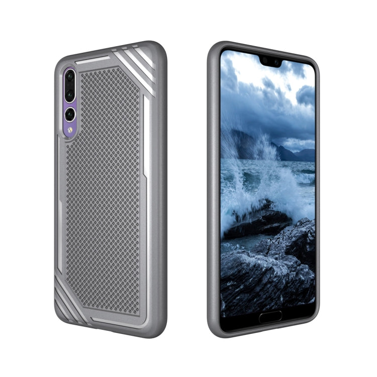 Lattice Texture TPU Shockproof Case for Huawei P20 Pro