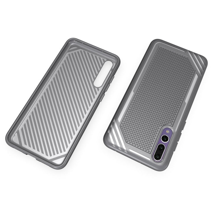 Lattice Texture TPU Shockproof Case for Huawei P20 Pro