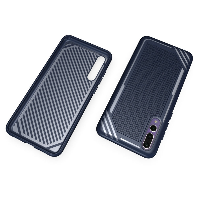 Lattice Texture TPU Shockproof Case for Huawei P20 Pro