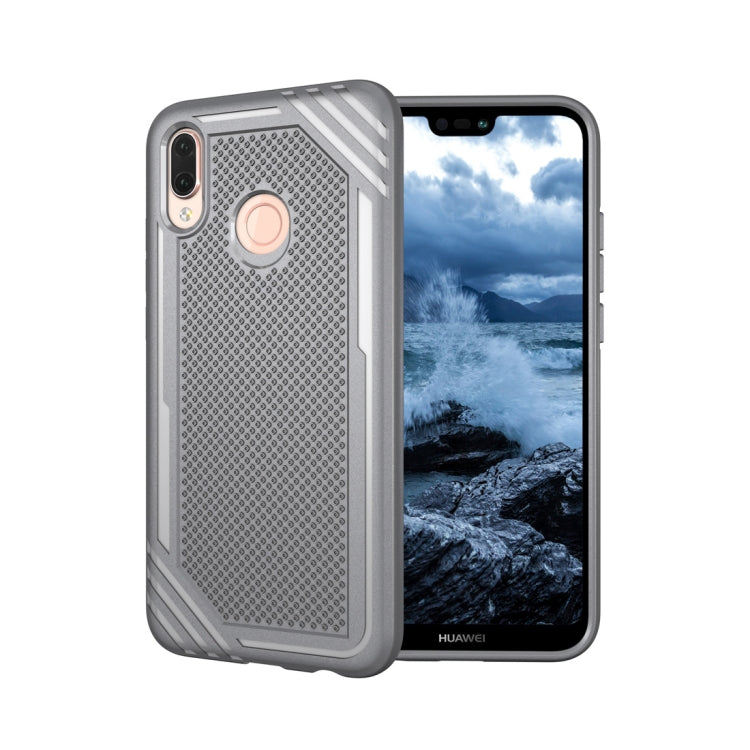 Lattice Texture TPU Shockproof Case for Huawei P20 Lite