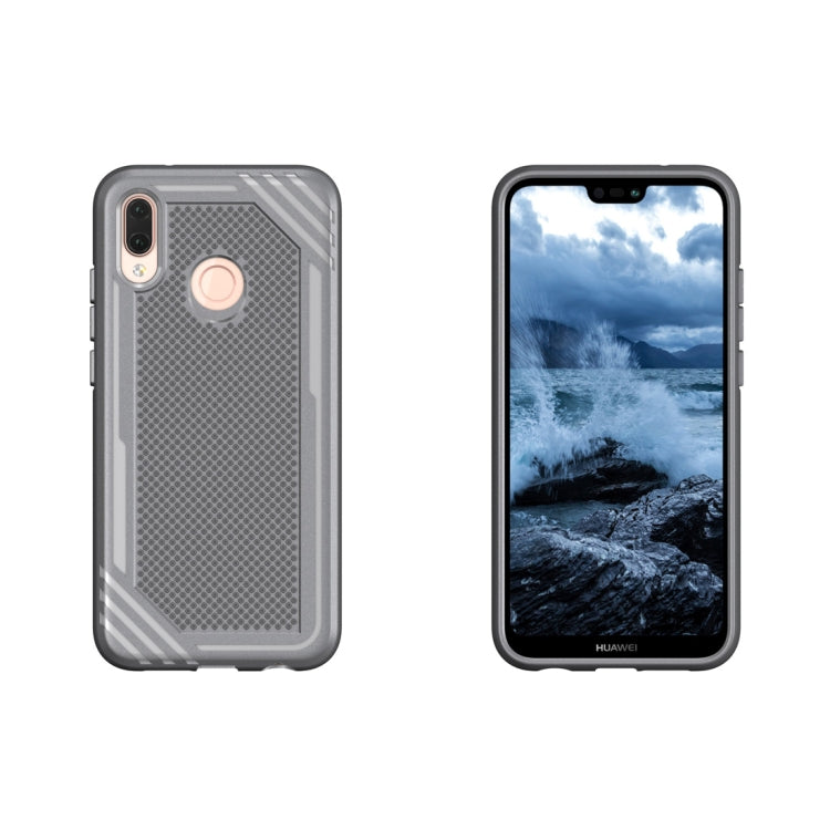 Lattice Texture TPU Shockproof Case for Huawei P20 Lite