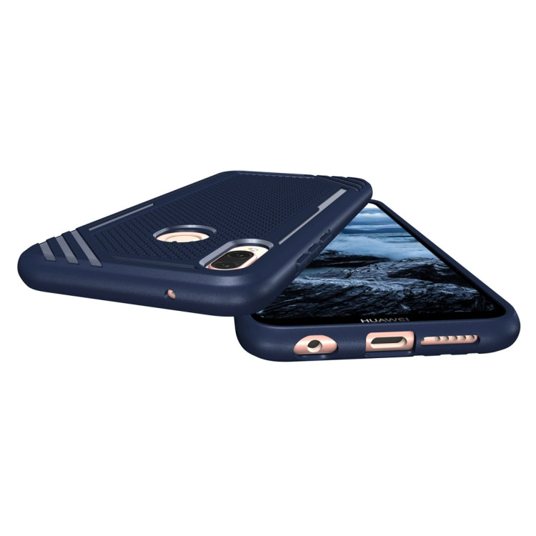Lattice Texture TPU Shockproof Case for Huawei P20 Lite