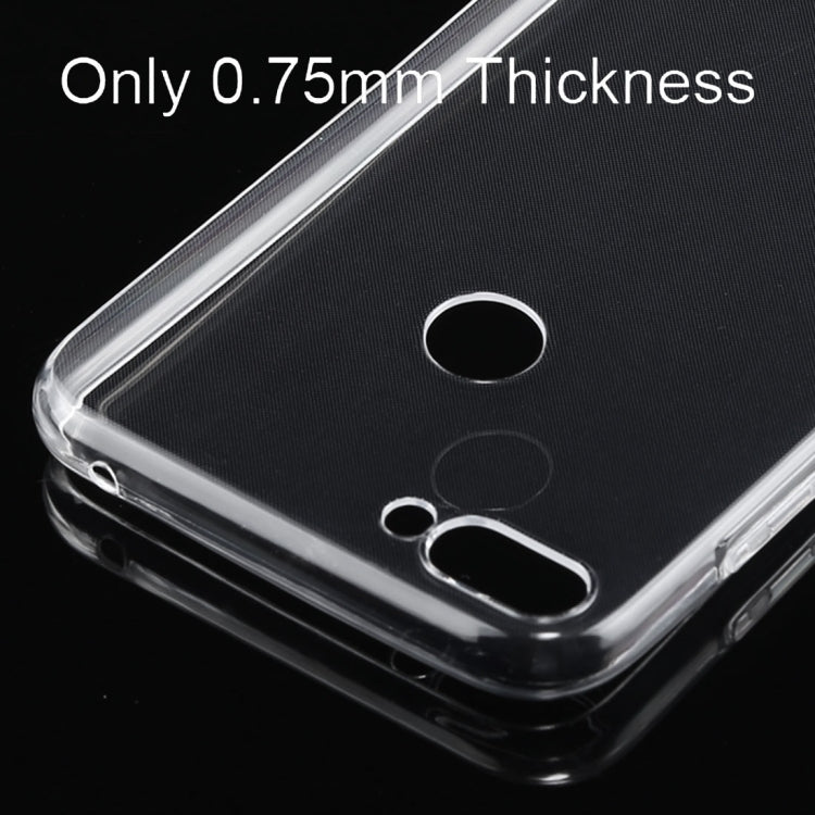 50PCS 0.75mm Transparent TPU Case for Huawei Honor 9i