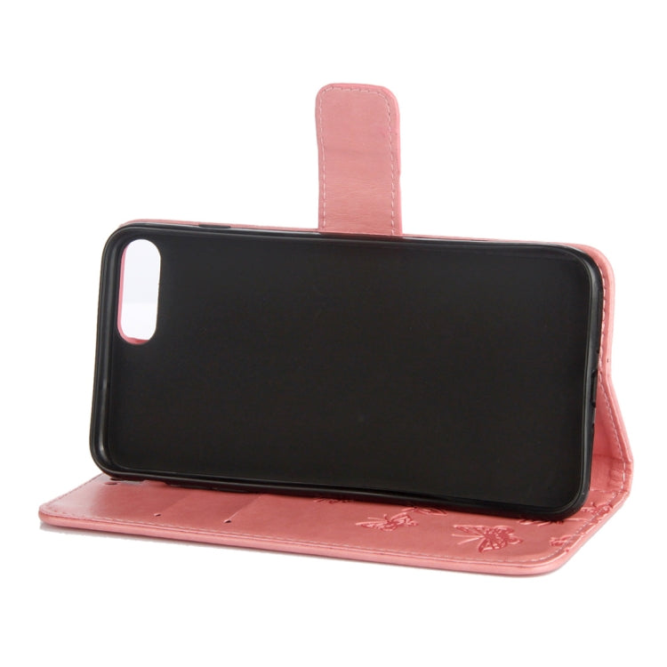 Lotus Butterfly Pattern Horizontal Flip Leather Case for Huawei Honor 10, with Holder & Card Slots & Wallet & Lanyard