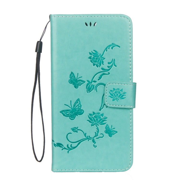 Lotus Butterfly Pattern Horizontal Flip Leather Case for Huawei Honor 10, with Holder & Card Slots & Wallet & Lanyard