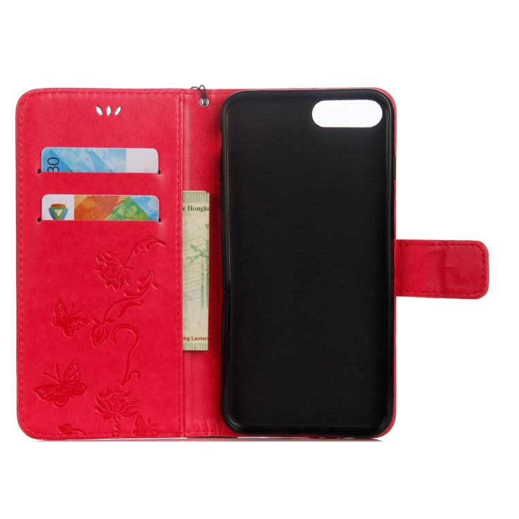 Lotus Butterfly Pattern Horizontal Flip Leather Case for Huawei Honor 10, with Holder & Card Slots & Wallet & Lanyard