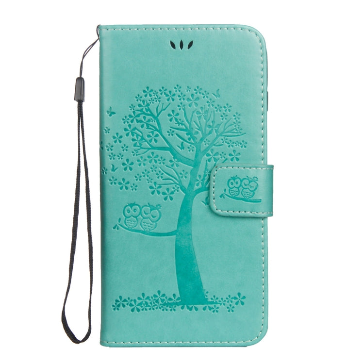 Owl Tree Pattern Horizontal Flip Leather Case for Huawei Honor 10, with Holder & Card Slots & Wallet & Lanyard