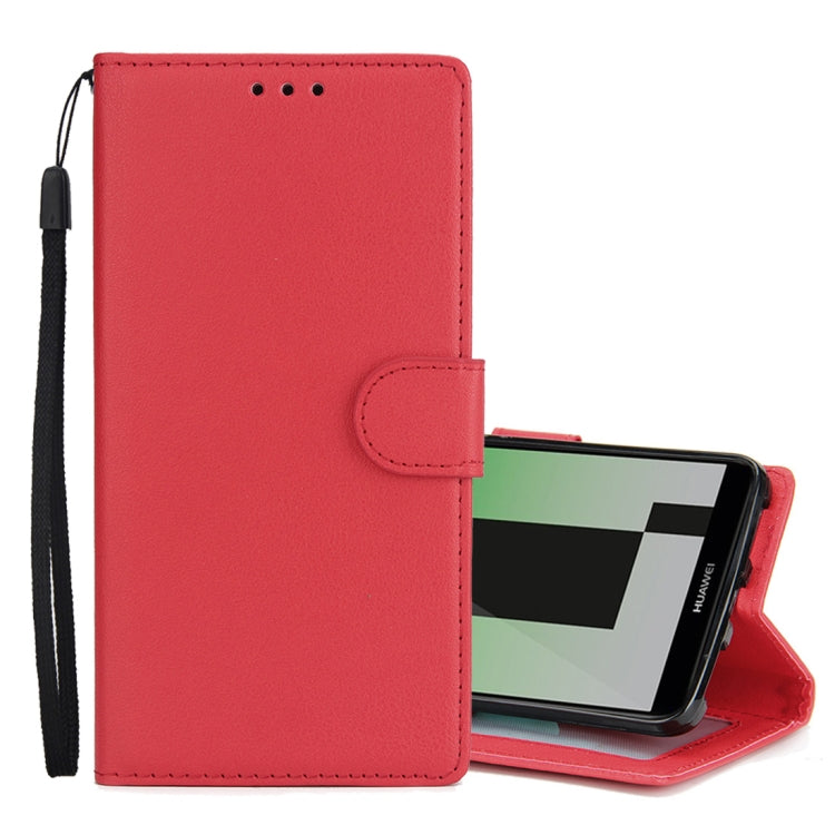 Knead Skin Texture Horizontal Flip Leather Case for Huawei Mate 10 Lite, with Photo Frame & Holder & Card Slots & Wallet & Lanyard