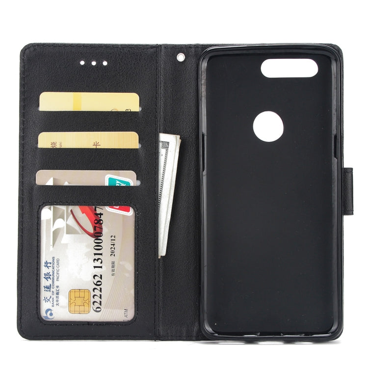 Knead Skin Texture Horizontal Flip Leather Case for Huawei P smart (Enjoy 7S), with Photo Frame & Holder & Card Slots & Wallet & Lanyard