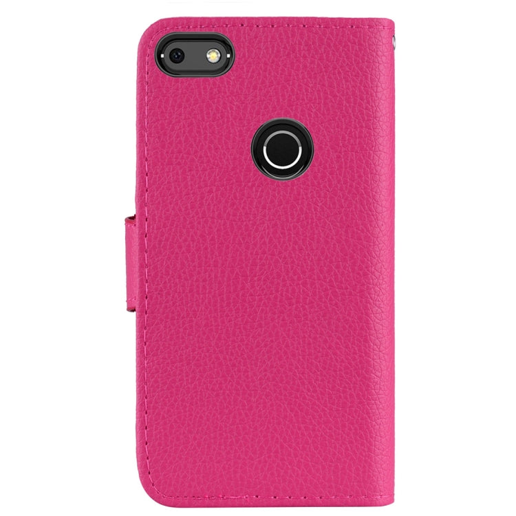 Litchi Texture Horizontal Flip Leather Case for Huawei P9 Lite mini & Enjoy 7 & Y6 Pro 2017 , with Wallet & Holder & Card Slots & Lanyard