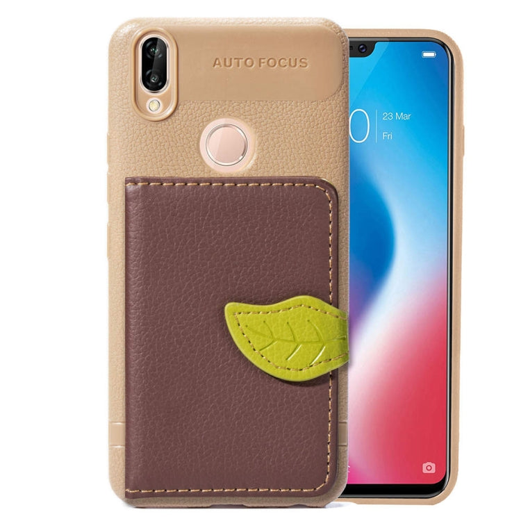 Leaf Style Magnetic Leather Case for Huawei P20 Lite / Nova 3e, with Holder & Card Slots & Wallet & Photo Frame