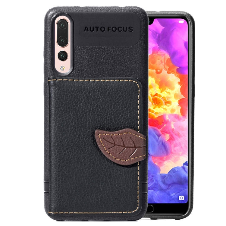 Leaf Style Magnetic Leather Case for Huawei P20 Pro, with Holder & Card Slots & Wallet & Photo Frame