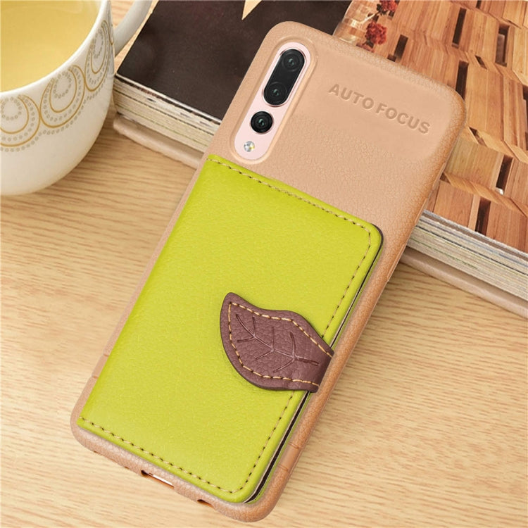 Leaf Style Magnetic Leather Case for Huawei P20 Pro, with Holder & Card Slots & Wallet & Photo Frame
