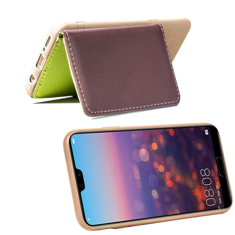 Leaf Style Magnetic Leather Case for Huawei P20 Pro, with Holder & Card Slots & Wallet & Photo Frame
