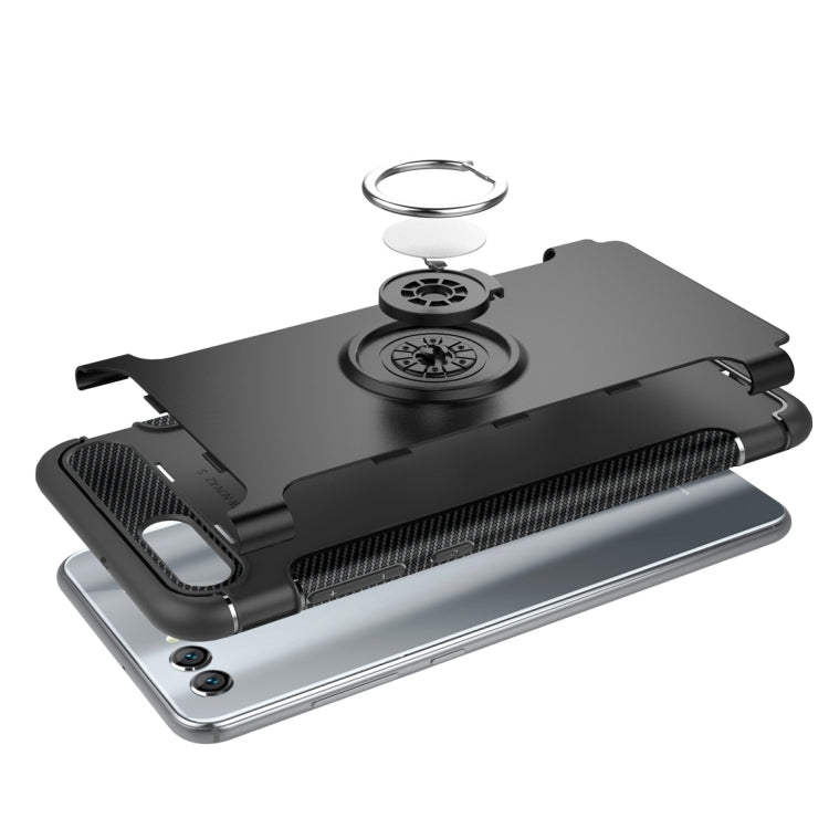 Magnetic 360 Degree Rotation Ring Armor Protective Case for Huawei Nova 2s